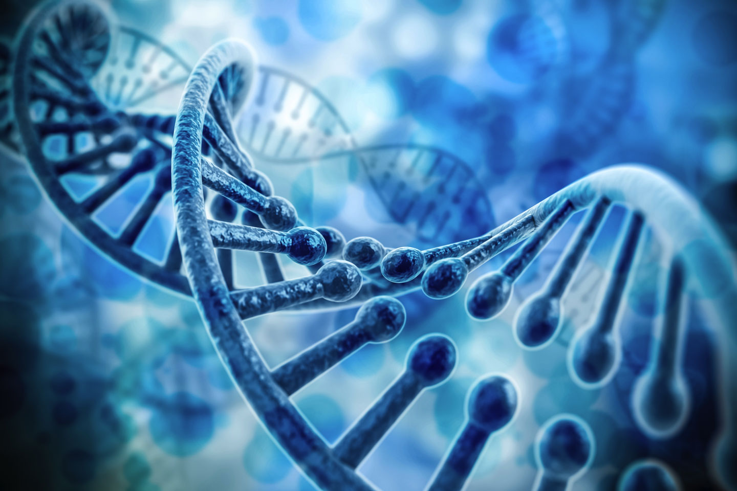 3d render of dna 